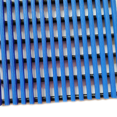 개방 격자 PVC 안전성 맨발 편의시설 매트 슬립 방지성 푸른 120 CM